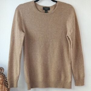 Charter Club Cashmere Sweater in Tan
